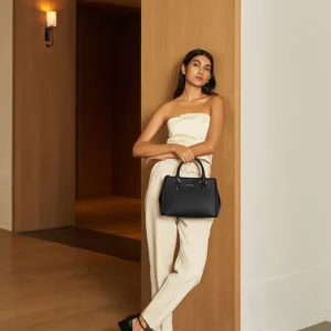 Half Sleeve Dress and Hand Bag Combo